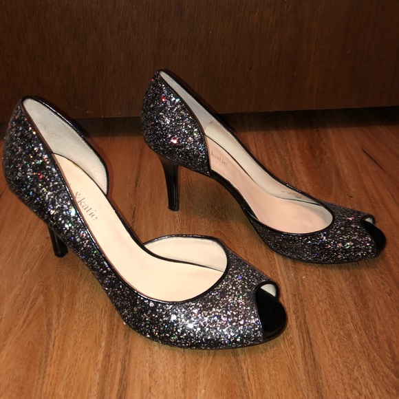 cute glitter heels